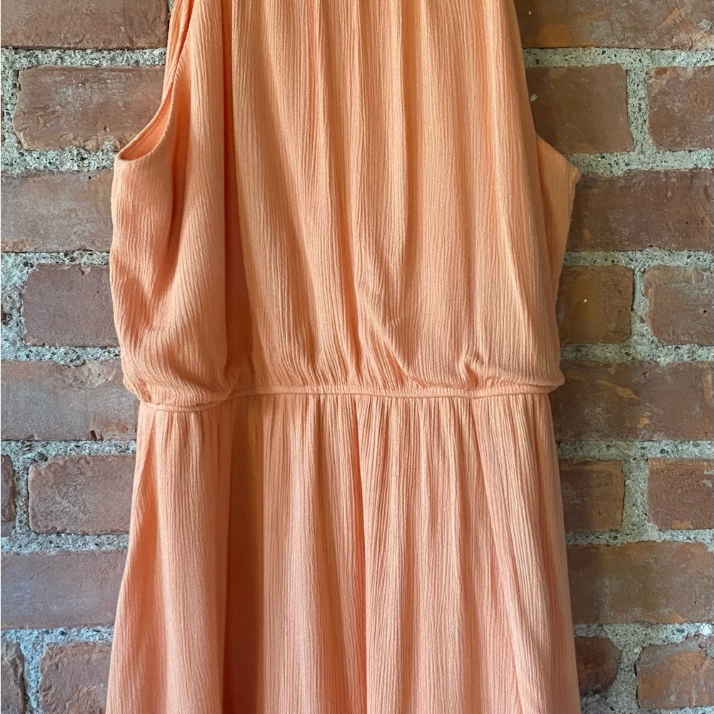 Blue Rain Coral Blouse Dress Sleeveless with Straps and Comfy Elastic Waistband